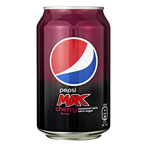 Pepsi Max Cherry Can 330ml RRP 79p CLEARANCE XL 39p or 3 for 99p